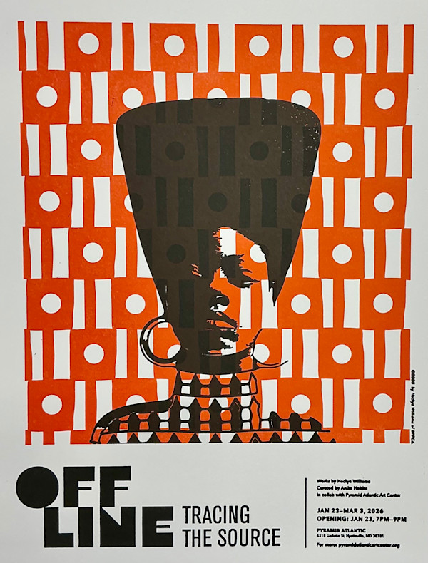 Offline Exhibition Poster (Flame) by Hadiya Williams
