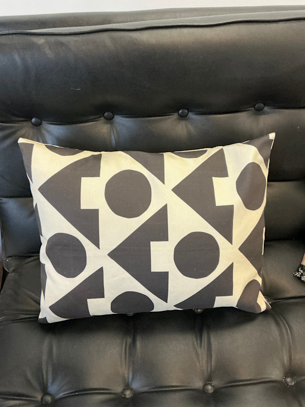 White and Grey Pillow