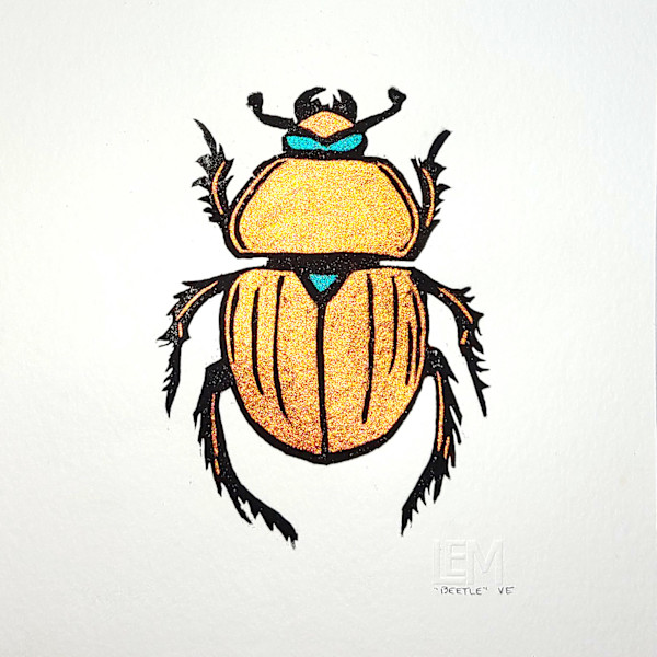 Beetle (Golden) by Laura McClure