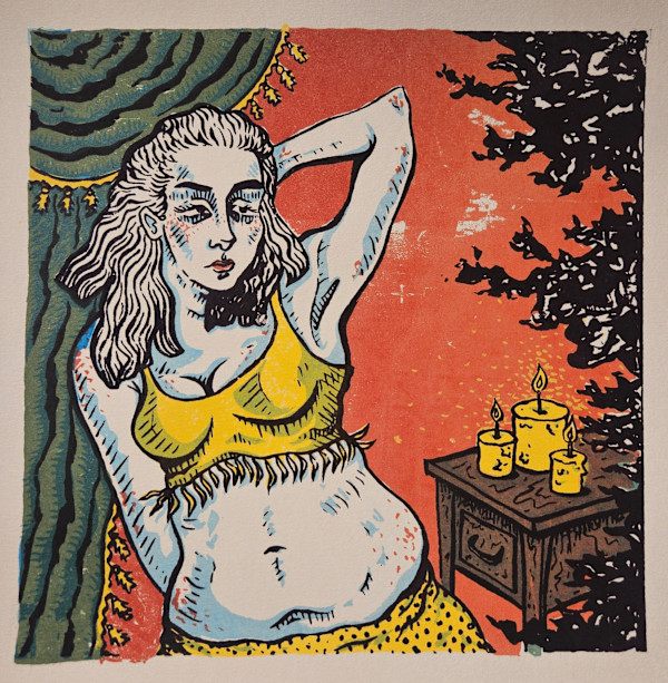 Green Tinged Dreams, Version 2 by Trinity Pote