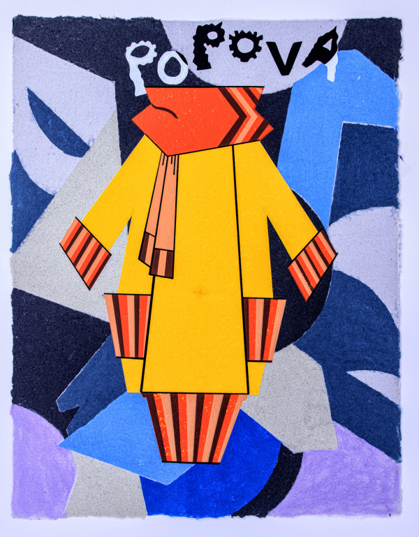 Popova, from the portfolio  Delaunay, Goncharova, Popova and Me by Miriam Schapiro