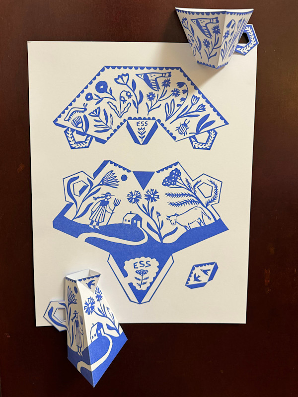 Paperware (unfolded & folded)