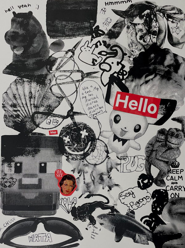 Hello by University of Maryland Spring 2026 Screenprinting Class, Image 1.