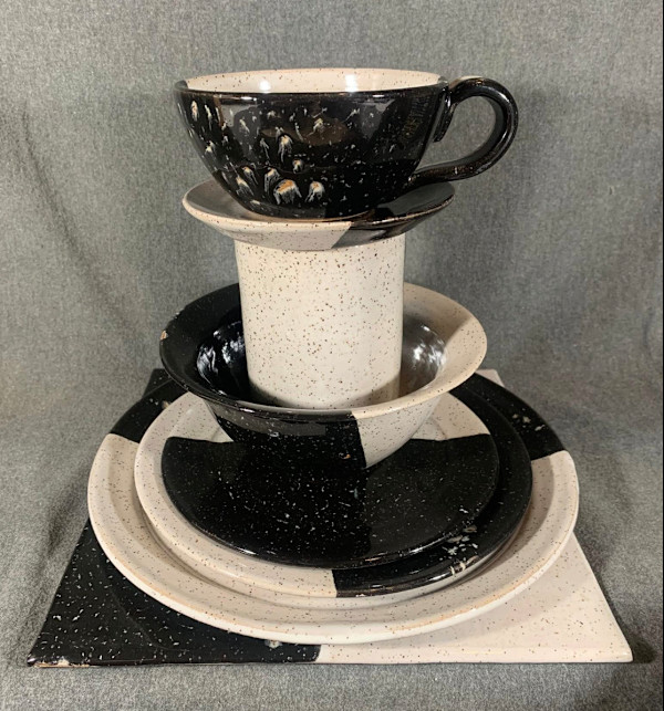 Eclipse place setting by Richard Zeid