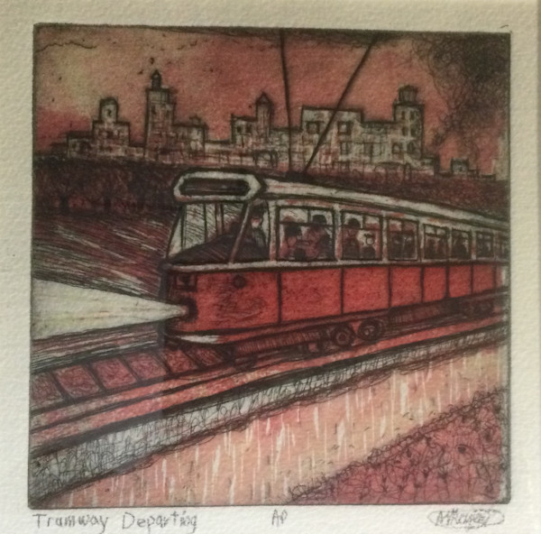 Tramway Departing by Anna Meyer Zachurski