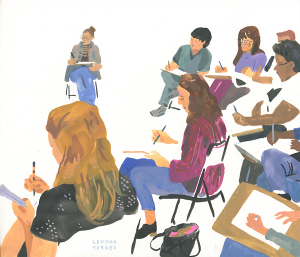 Drawing Nite Oct 21, 2025 by Lenora Yerkes