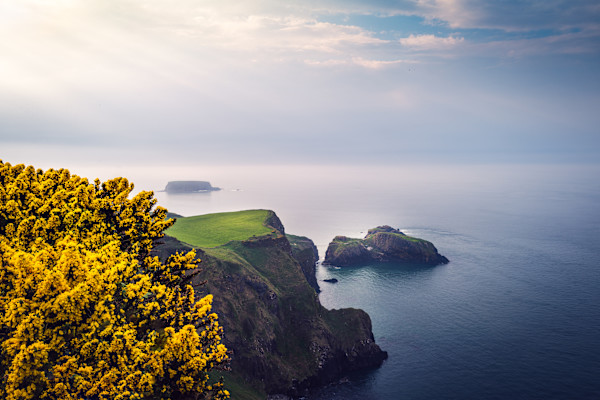 Carrik-a-rede Island - Linked by a Rope Bridge by Juan Matorras
