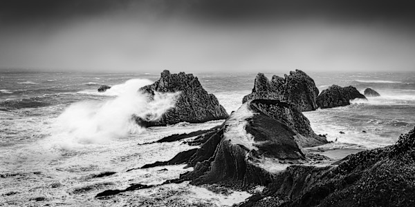 Costa Quebrada - Rough Seas at La Arnía by Juan Matorras