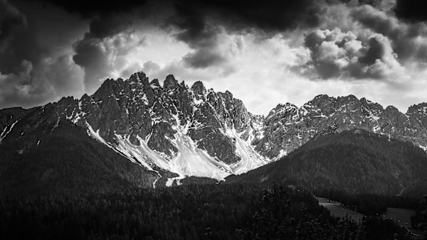 Dolomites - View Across the Valley by Juan Matorras