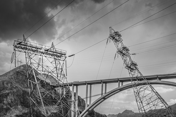 Hoover Dam - Pylons Defying Gravity by Juan Matorras