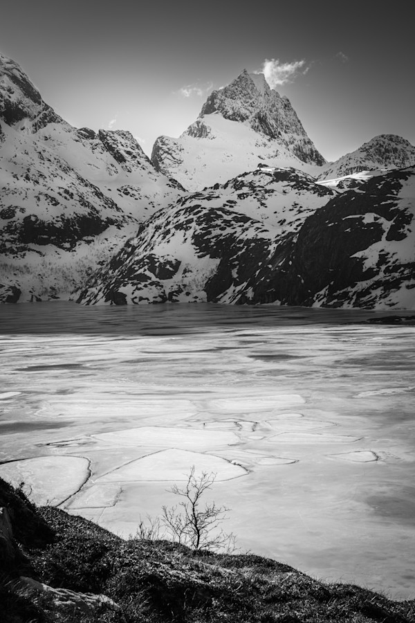 Lofoten - Frozen Reservoir by Juan Matorras