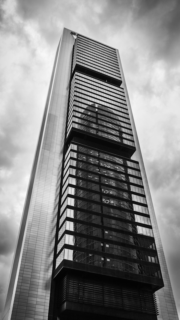 Madrid - One Tower Reflected On Another by Juan Matorras
