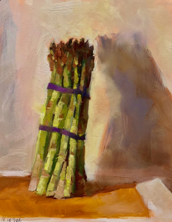 Asparagus Standing Tall by Monique Lazard