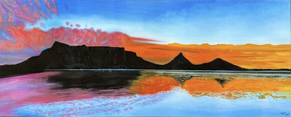 Table Mountain (Print smaller than original) by CELINE LEFORT