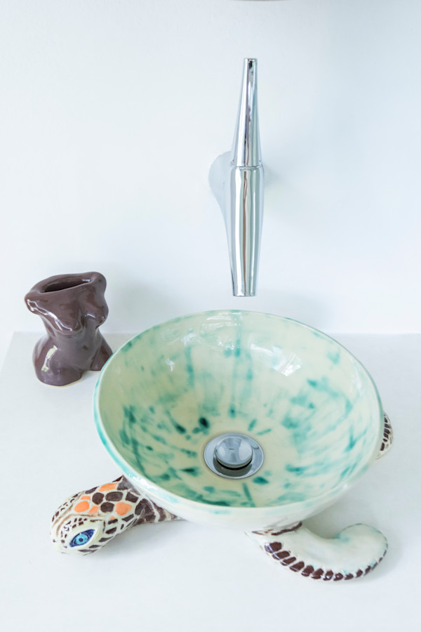 Turtle shaped basin by CELINE LEFORT