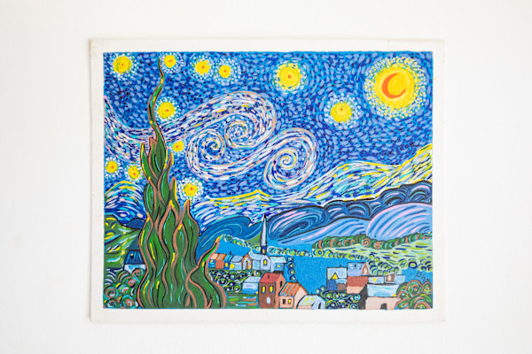 Starry Night by Vincent Van Gogh by CELINE LEFORT