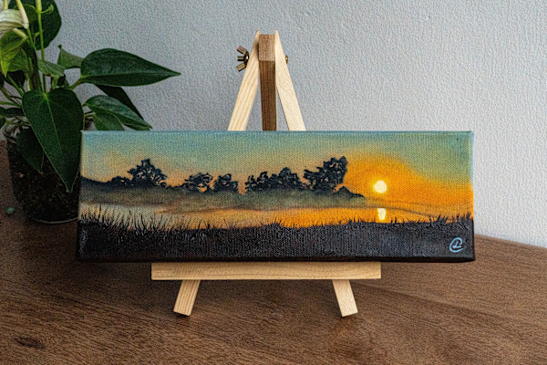 Sun Rise in Heidelberg - Bosmanskop South Africa. by CELINE LEFORT