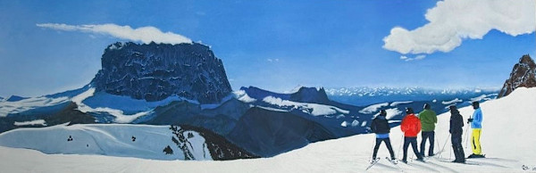 Sellaronda (Print smaller than original) by CELINE LEFORT