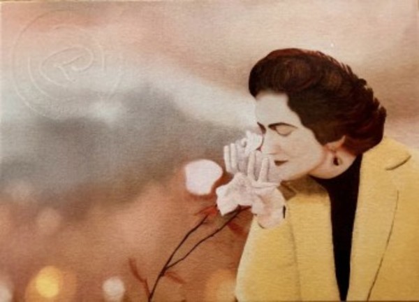 Mamie Nounou (Mini Fine Art Print / Post Card / A6) by CELINE LEFORT