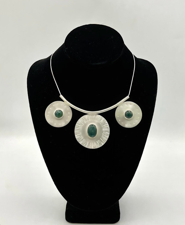 Hammered Necklace by Caroline Rose Clayton