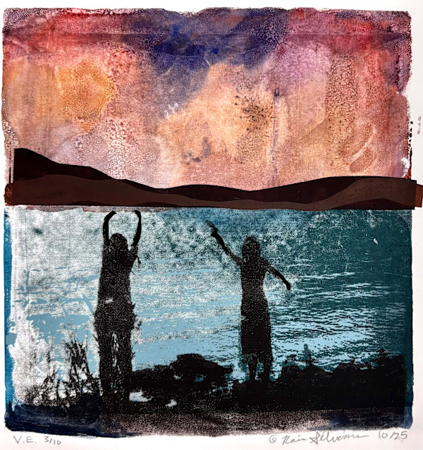Sunset Screenprint V.E. 3/10 by Raia Silverman