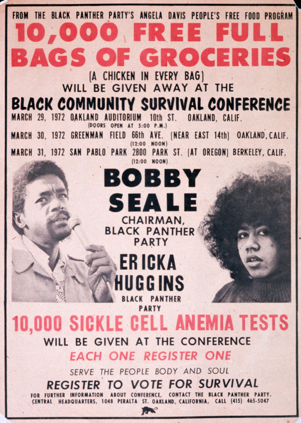 10,000 Free Full Bags of Groceries by The Black Panther Party, Image 1.