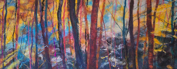Chromatic Woodland II - Forest Pulse by Steph Jansen