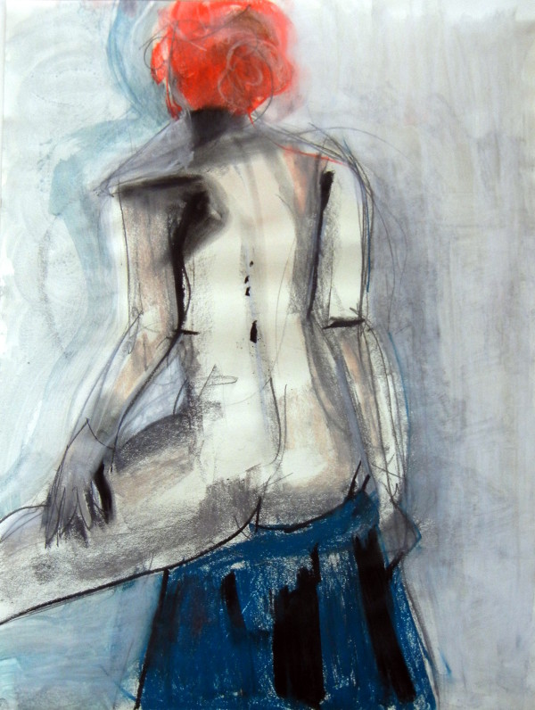 Nude with Red Hair by Laura Shabott