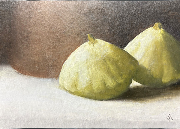 Two Winter Squash by Martha Lee Turner, Image 1.