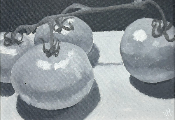 Vine Tomatoes I by Martha Lee Turner