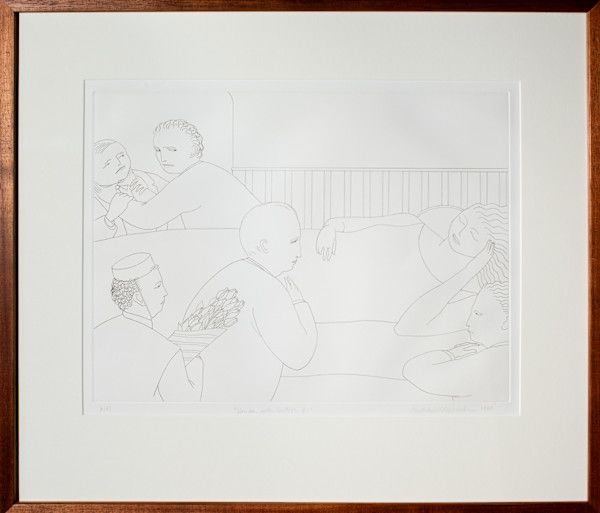 Woman with Suitors #1 by Andrew Stevovich, Image 1.