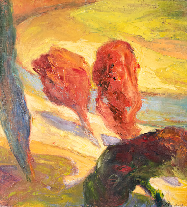 Red Trees Blue Road by Juliet Holmes a Court, Image 1.