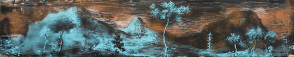 Design for a Chinoiserie Landscape (Rheinfall) by Tony Clark