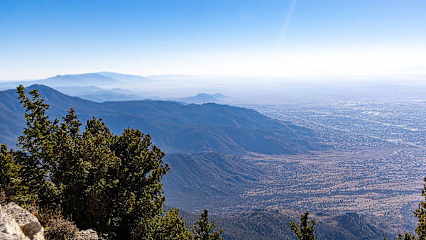 Albuquerque from the Sandia Mountains, New Mexico, USA by David Whited