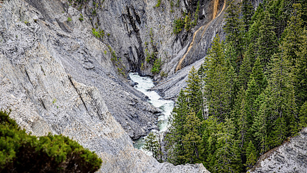 River Valley in the Canadian Rockies, British Columbia by David Whited