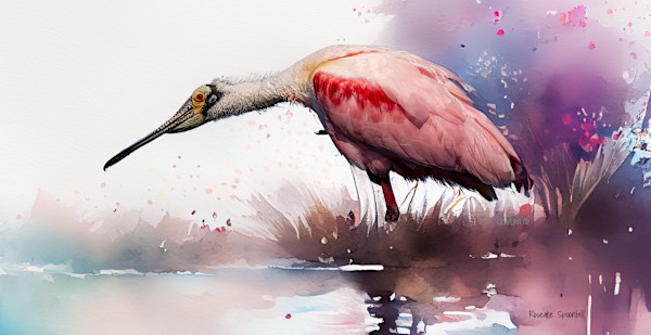Roseate Spoonbill by David Whited