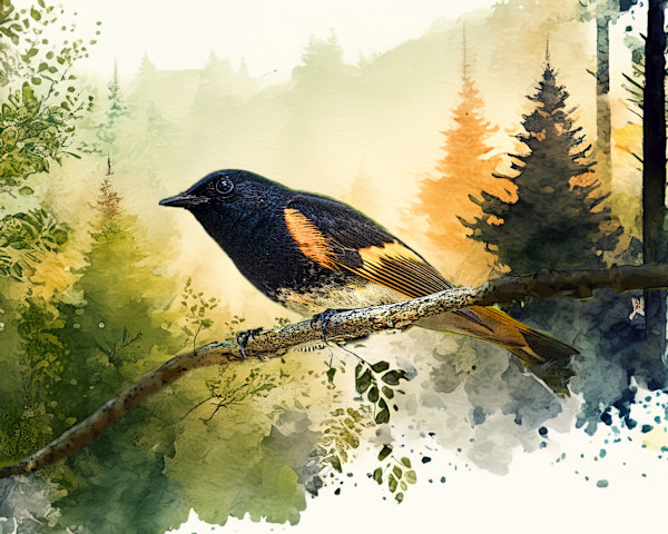Amerian Redstart by David Whited