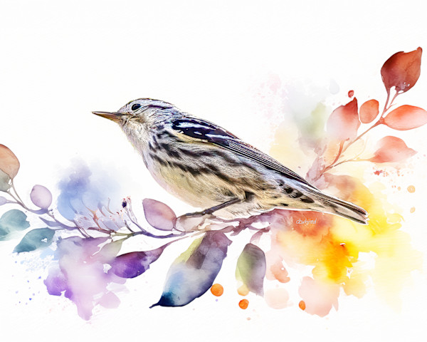 Black-and-white Warbler by David Whited, Image 1.