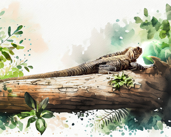 Black Spiny-tailed Iguana, Costa Rica by David Whited, Image 1.