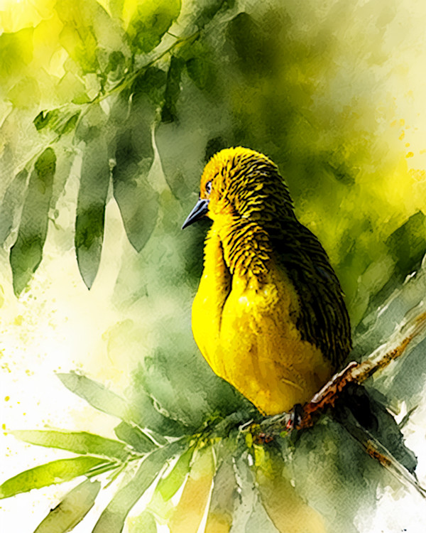Cape Weaver, South Africa by David Whited