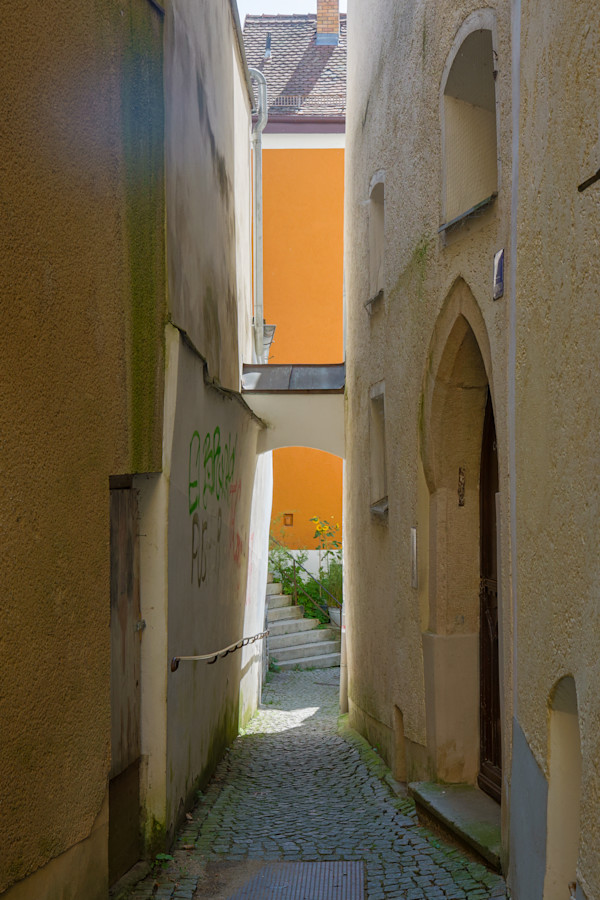 Streets of Medieval Europe, Passau, Germany by David Whited