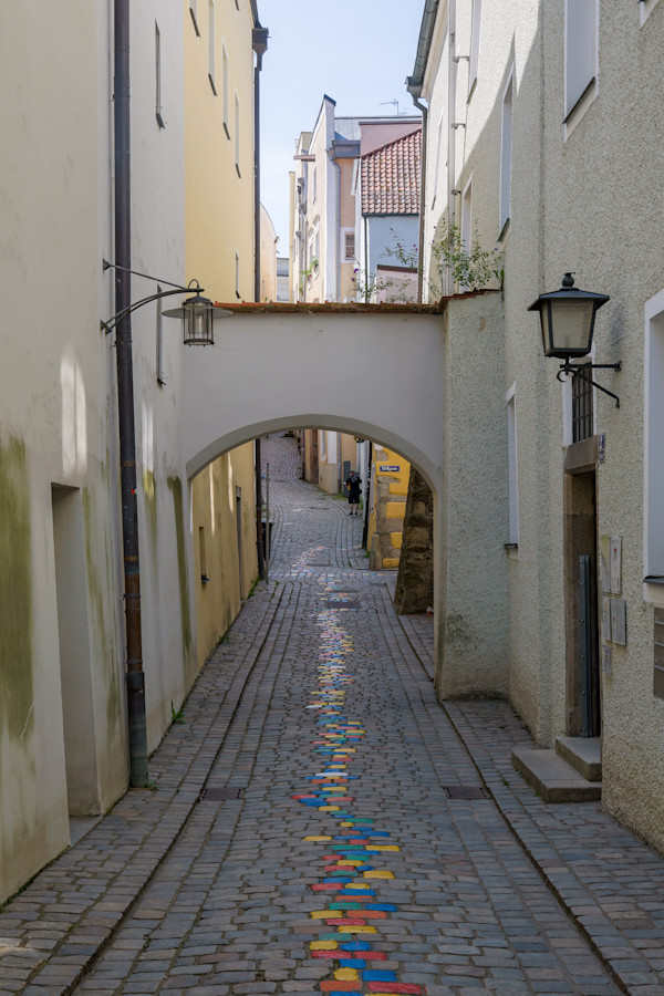 Streets of Medieval Europe, Passau, Germany by David Whited