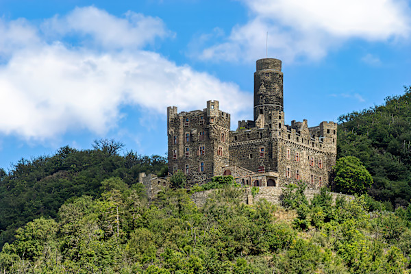 Maus Castle (Burg Maus) in Rhineland-Palatinate, Germany. by David Whited