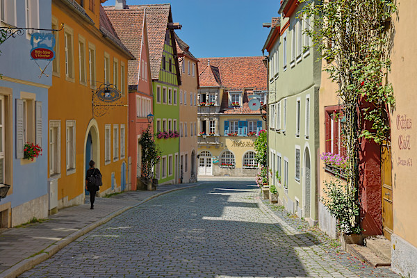 Streets of Medieval Europe, Rothenburg, Germany by David Whited