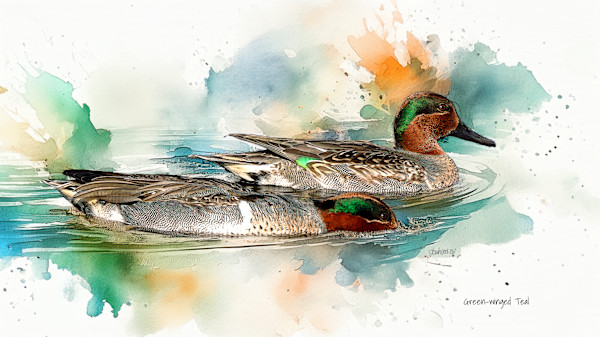 Green-winged Teal by David Whited