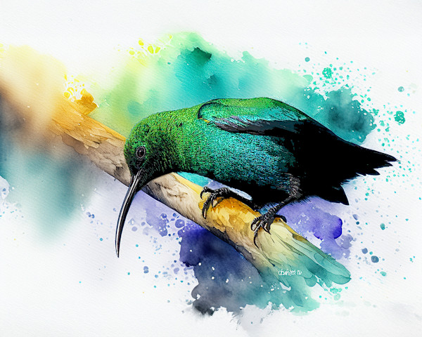 Malachite Sunbird, South Africa by David Whited, Image 1.