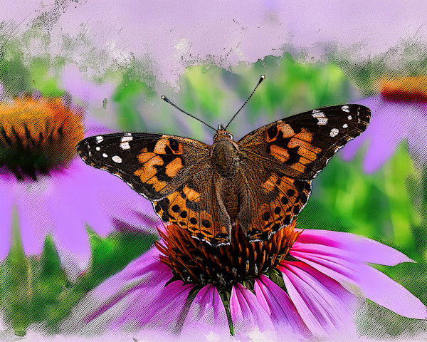 Painted Lady Butterfly by David Whited, Image 1.