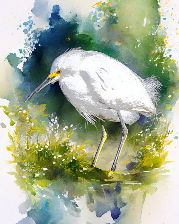 Snowy Egret by David Whited