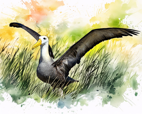 Waved Albatross, Galapagos by David Whited, Image 1.