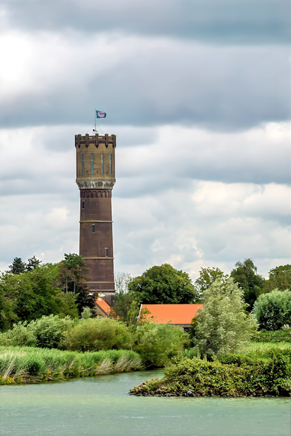 Historic Watertoren (water tower) of Krimpen aan den Lek, Netherlands by David Whited